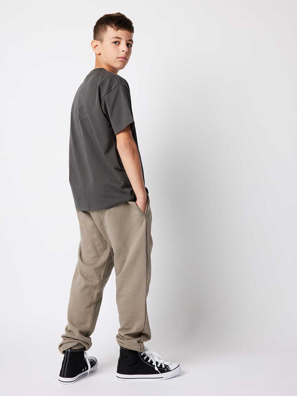 Crew Neck T-shirt - Charcoal