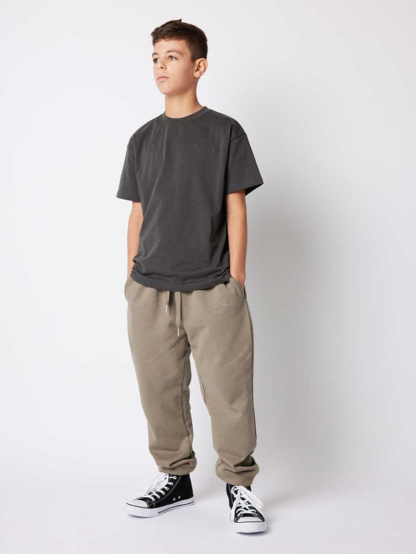 Crew Neck T-shirt - Charcoal