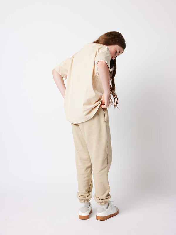 Crew Neck T-shirt - Sand