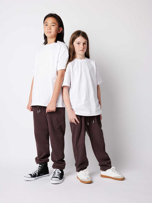 Terry Sweatpants - Espresso Plum