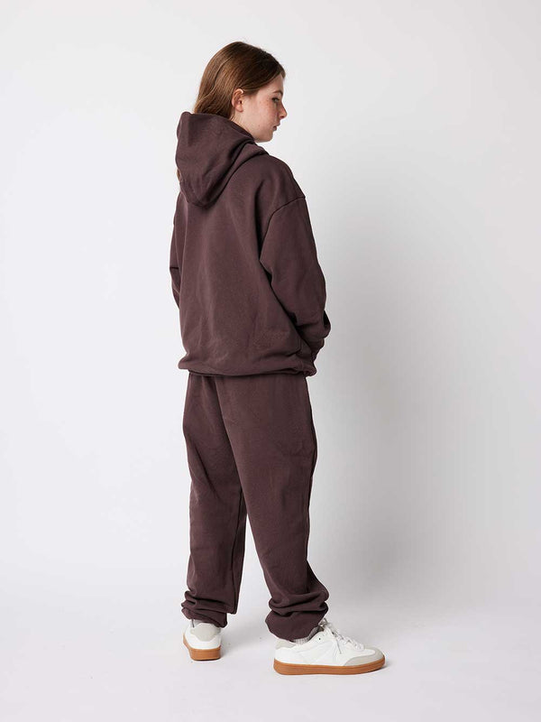 Terry Hoodie - Espresso Plum