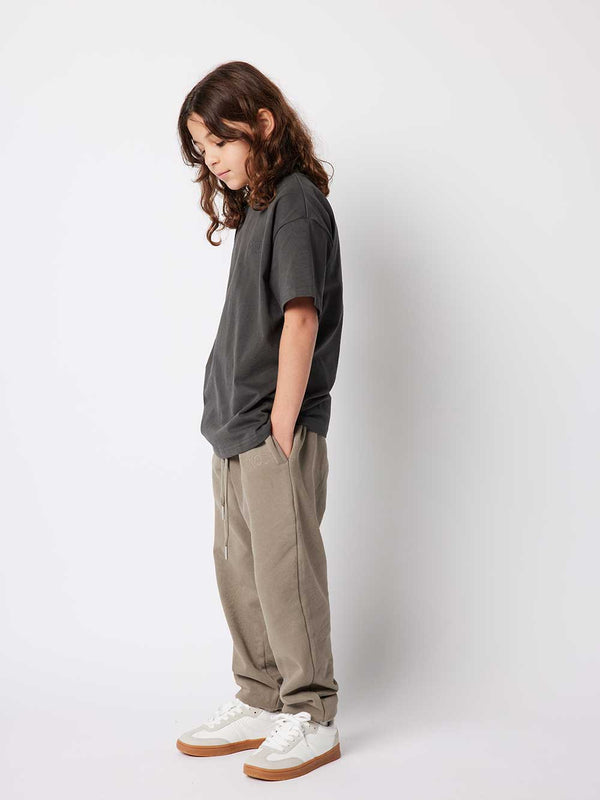 Crew Neck T-shirt - Charcoal