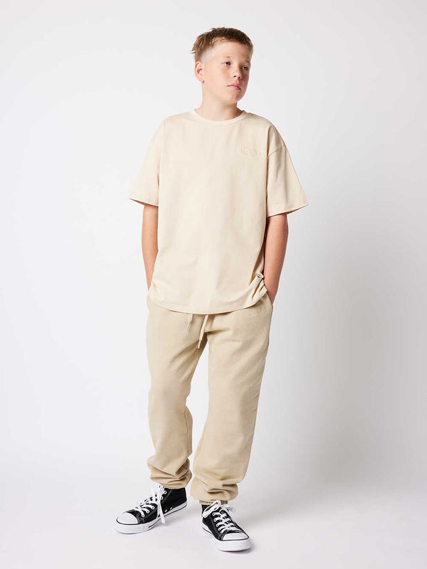 Crew Neck T-shirt - Sand