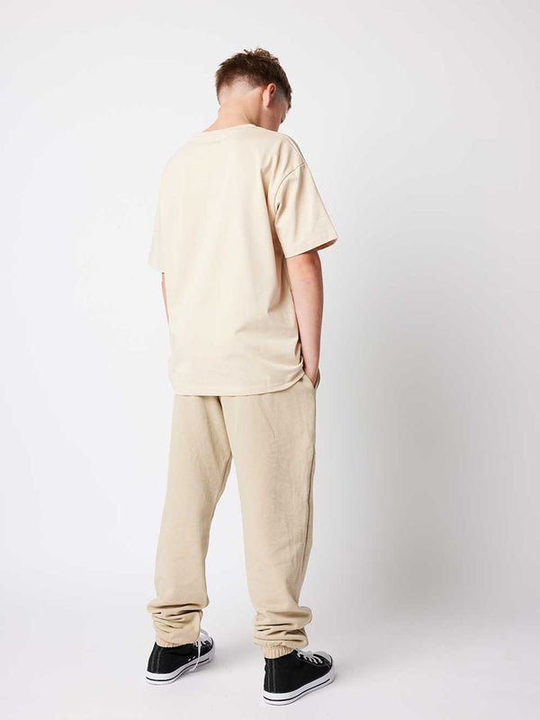 Crew Neck T-shirt - Sand