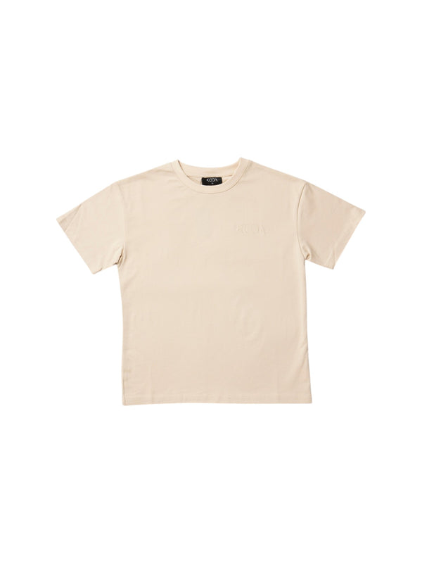 Crew Neck T-shirt - Sand