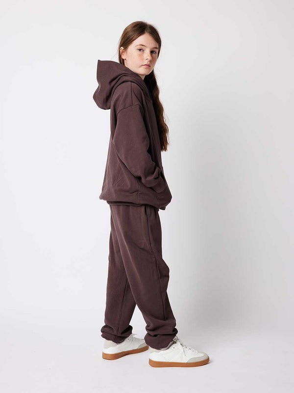 Terry Hoodie - Espresso Plum