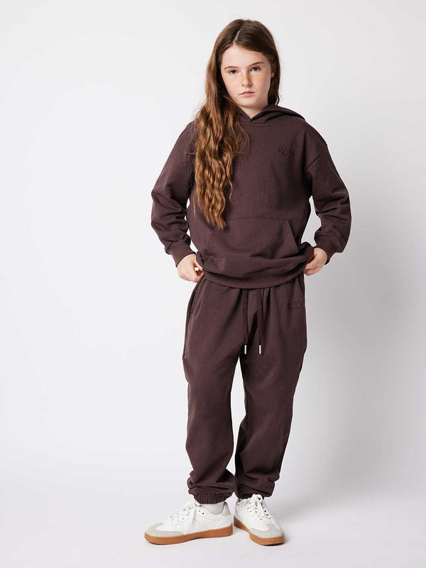 Terry Sweatpants - Espresso Plum